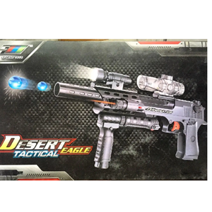 تفنگ اسباب بازی تیر ژله ای شارژی Desert Eagle Tactical مدل d8a -اسباب بازی